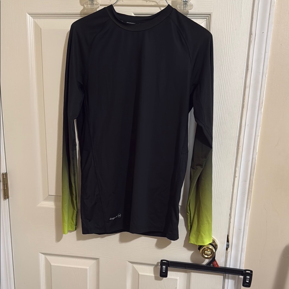 Russell Black and Green dry fit shirt